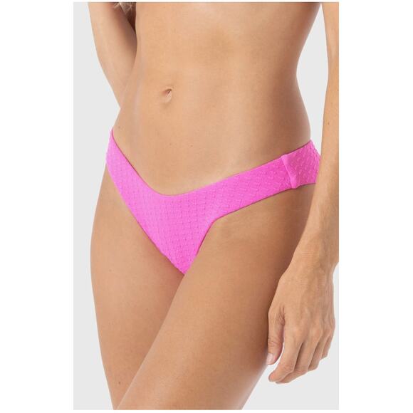 Roxy Haliewa Scoop Front Bikini Bottoms - NWT - Pink Size Large - Picture 6 of 6
